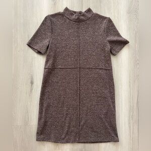 Zara Mini Short-Sleeve Slip Dress